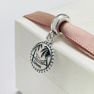 Pandora Bahamas Beach Coconut Trees Charm